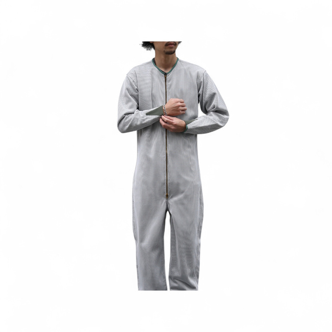 Pilot Coverall CWU-23/P - US Air Force Military Surplus - Unisex - White/Sage Green - Like new