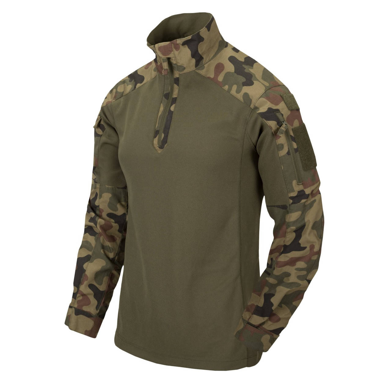 MCDU COMBAT SHIRT - NYCO RIPSTOP - PL WOODLAND/OLIVE GREEN