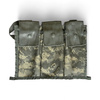 Pouch for magazines with three compartments - US Army military surplus - ACU camouflage - Like new