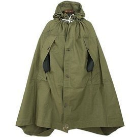 Romanian Plash-palatka, rain cape/shelter half, surplus, Olive, 1.80x1.80m - Like new