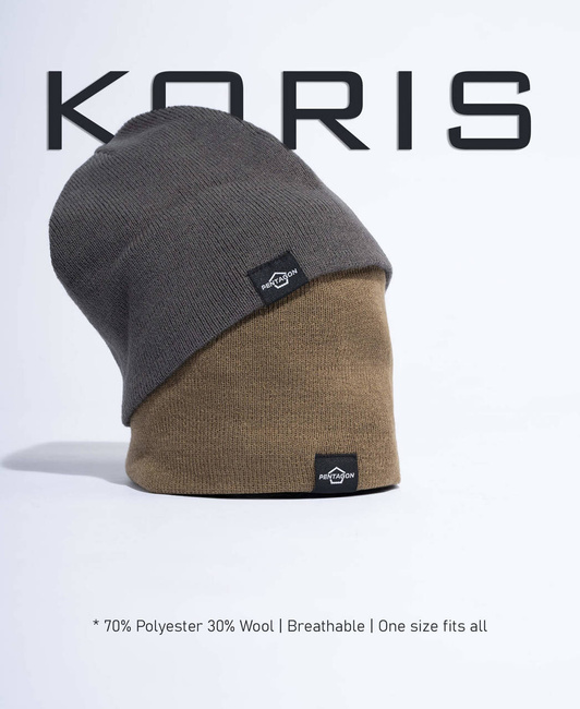 WATCH HAT - KORIS - Pentagon - WOLF GREY