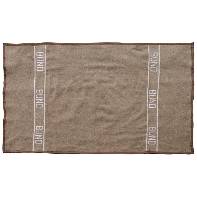 BW Wool Blanket - Brown - Replica