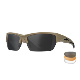 Safety Glasses - WX VALOR 2.5 - Grey/Clear/Light Rust - Matte Tan Frame