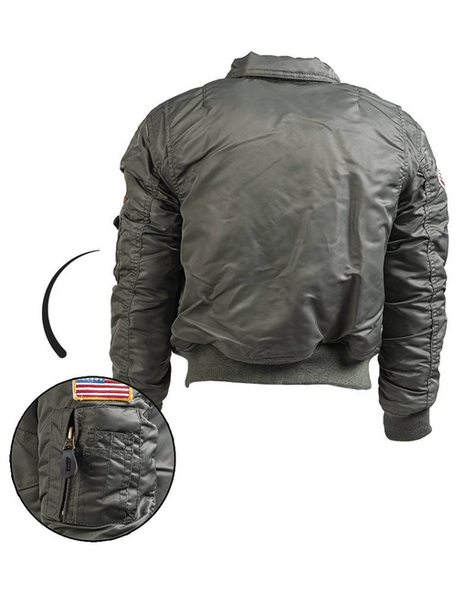 OD CWU KIDS FLIGHT JACKET W. PATCHES
