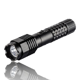 Electric Shock / Multifunctional Self-Defense Flashlight - 1103 - 600,000 Volts, 200 Lumens - Black - Concorde Defender