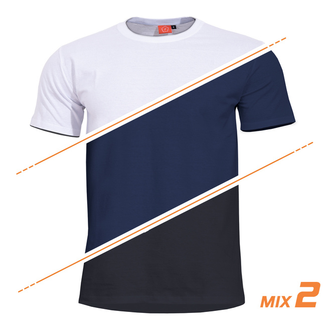 3 PACK T-SHIRTS - "ORPHEUS" - Pentagon® - MIX 2 (NAVY BLUE/BLACK/WHITE)