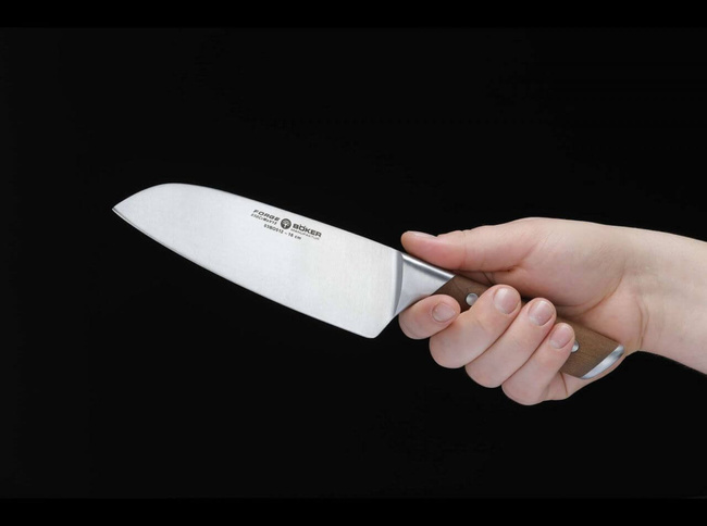 KITCHEN KNIFE FORGE WOOD SANTOKU - BOKER