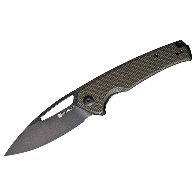 POCKET KNIFE - "SENCUT Mims Micarta Dark Green Black" - Böker