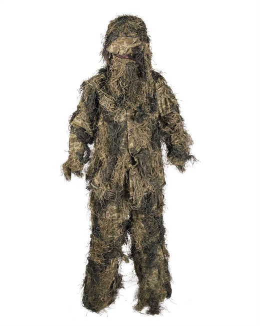WOODLAND ′BASIC′ GHILLIE SUIT ′ANTI FIRE′ 4PC.