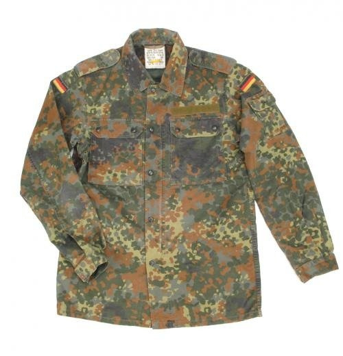 GENUINE GERMAN ARMY FLECKTARN CAMO FIELD SHIRT