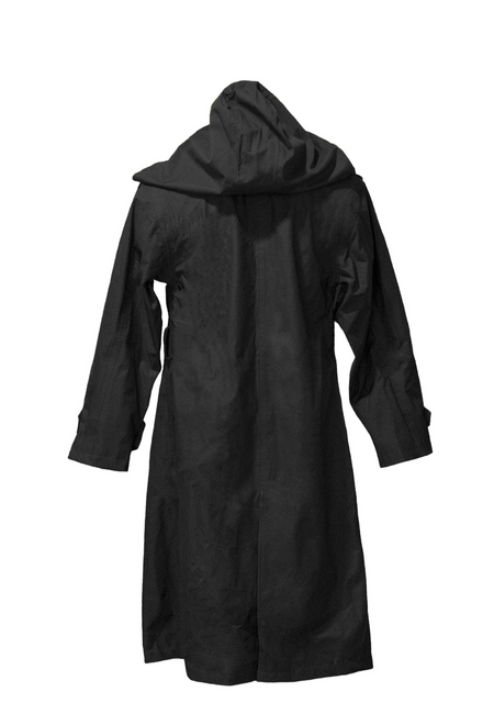TRENCHCOAT, RAIN COAT - ROMANIAN ARMY - BLACK