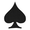 PATCH SPADES LASER CUT - BLACK - M-TAC