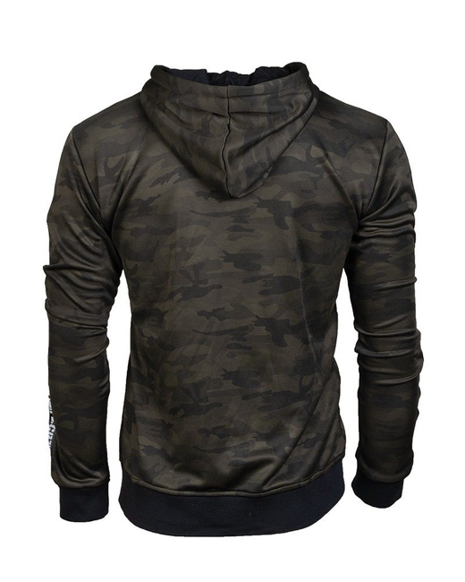 TRAINING JACKET, ZIPPED HOODIE - Mil-Tec - WOODLAND CAMO