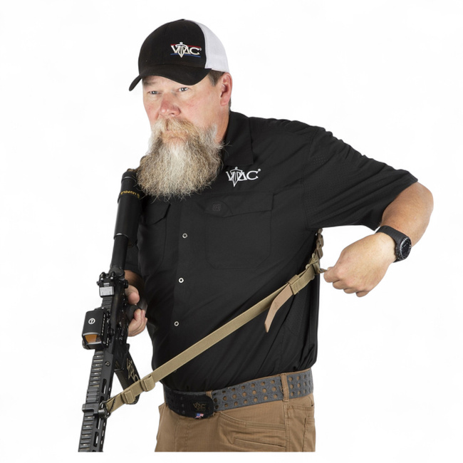 Wide Padded Tactical Sling - MK2 Hydura - over 150 cm - Black - Viking Tactics