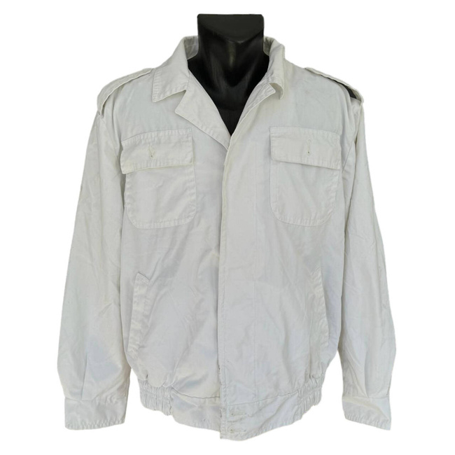 Cadet's Jacket - Romanian Military Surplus - White - Used