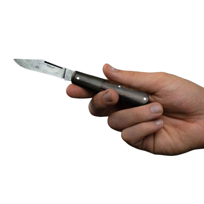 Böker Barlow Integral Leopard-Damascus Pocket Knife