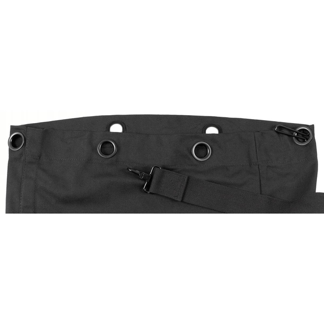 US Duffel Bag, black, with carrying strap