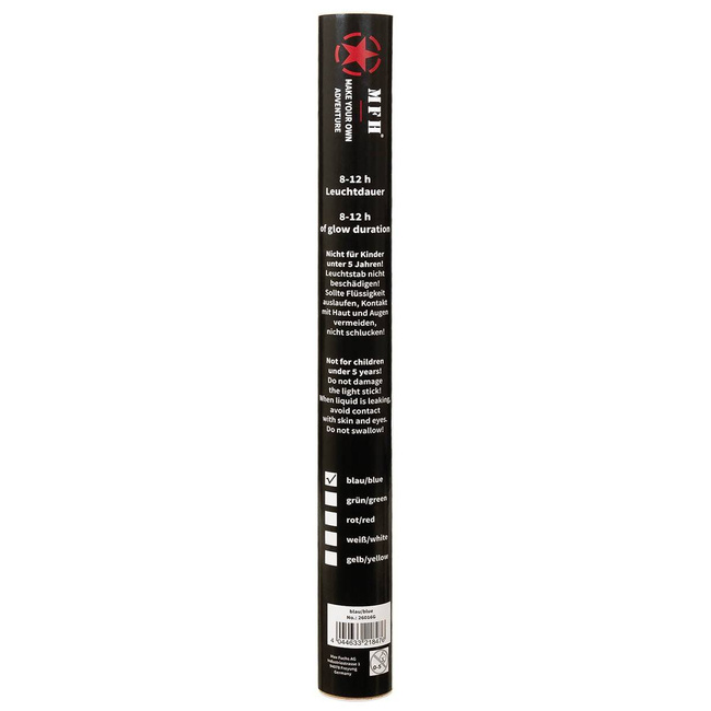 GLOW STICK - LARGE - 35 x 2.5 CM - MFH® - RED