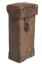 French Big Leather Magazine Pouch Used