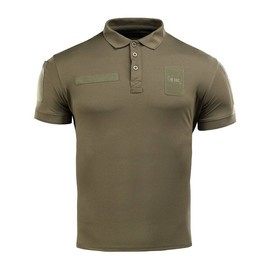 Elite Tactical Coolmax Polo T-Shirt - Olive - M-TAC