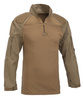 Defcon 5 Combat Shirt With Protections Full Sleeves - Coyote