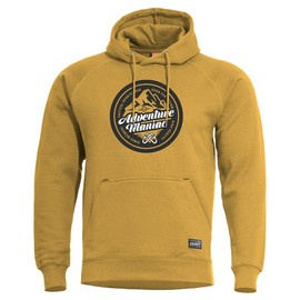 SWEATER WITH HOOD - "PHAETON ADVENTURE MANIAC" - PENTAGON® - TUSCAN YELLOW