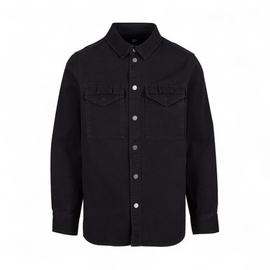 Men's Heavy Twill Shirt - Black - Brandit