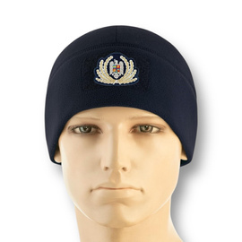 Winter fleece cap with insignia for Senior Officer - Romanian Gendarmerie IJJ/ IGJR - Dark Navy