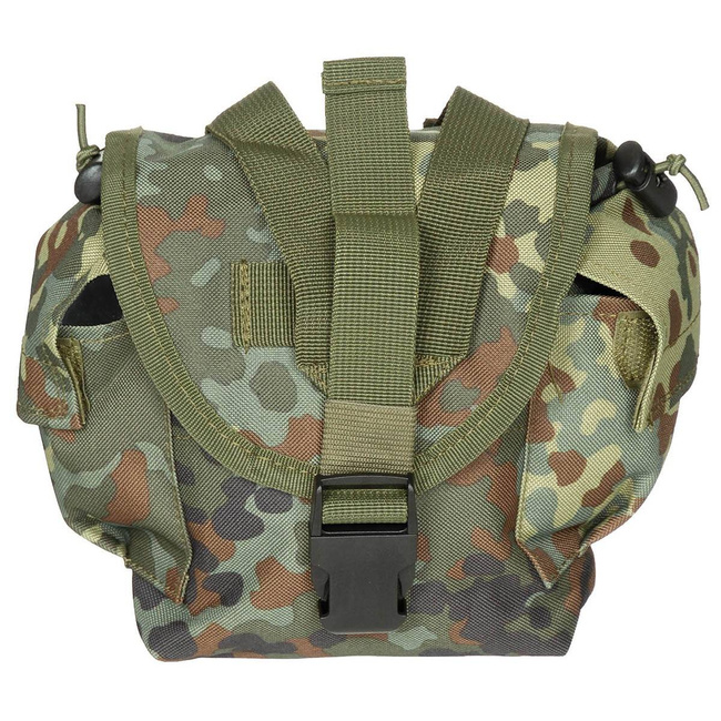Drinking Bottle Bag "Molle", BW camo