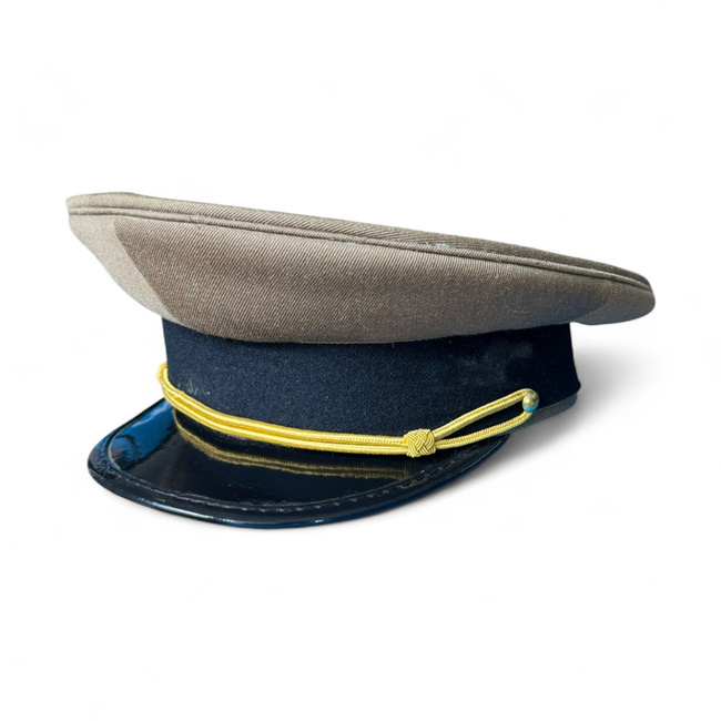 RSR MILITARY HELMET - NCO MOUNTAIN HUNTERS - MILITARY SURPLUS ROMANIAN ARMY - KAKI - IN GOOD CONDITION