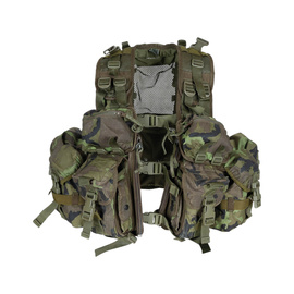 M2007 Tactical Vest - Military surplus from the Czech Army - M95 Camouflage - Used