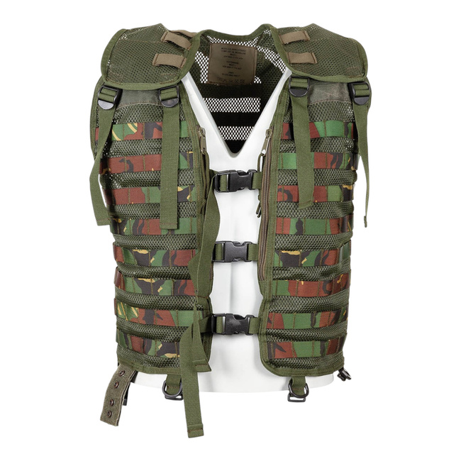 TACTICAL ADJUSTABLE VEST - MILITARY SURPLUS DUTCH ARMY - DUTCH CAMOUFLAGE NL - LIKE NEW