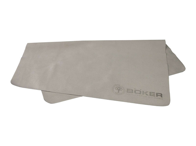 Nickel-Plated Emblem Set - 150th Anniversary Edition - 9 mm - Böker - With Microfiber Cloth