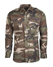 FIELD SHIRT - COTTON RIPSTOP - Mil-Tec - CCE CAMOUFLAGE