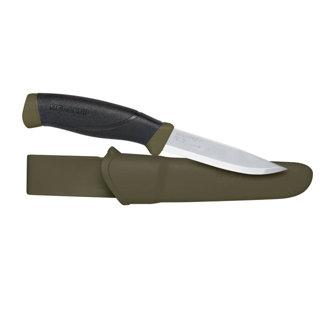 FIXED BLADE KNIFE - COMPANION MG (C) - CARBON STEEL - MORAKNIV® - OLIVE GREEN