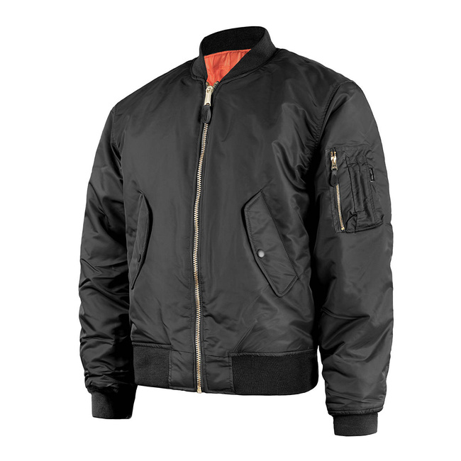US FLIGHT JACKET BASIC MA1 - Mil-Tec - BLACK