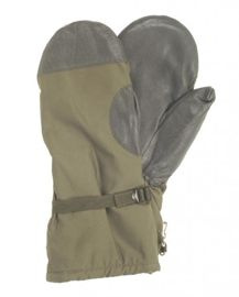 GERMAN ARMY O.D. LINED MITTENS USED