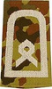 GERMAN ARMY FLECKTARN CAMO/SILVER SHOULDER LOOPS ´HAUPTFELDWEBEL´