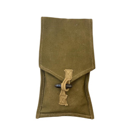 Original Metal Parts Kit for Firearm Maintenance and Repair, with Textile Pouch - Olive Green - Romanian Army Military Surplus - In Good Condition