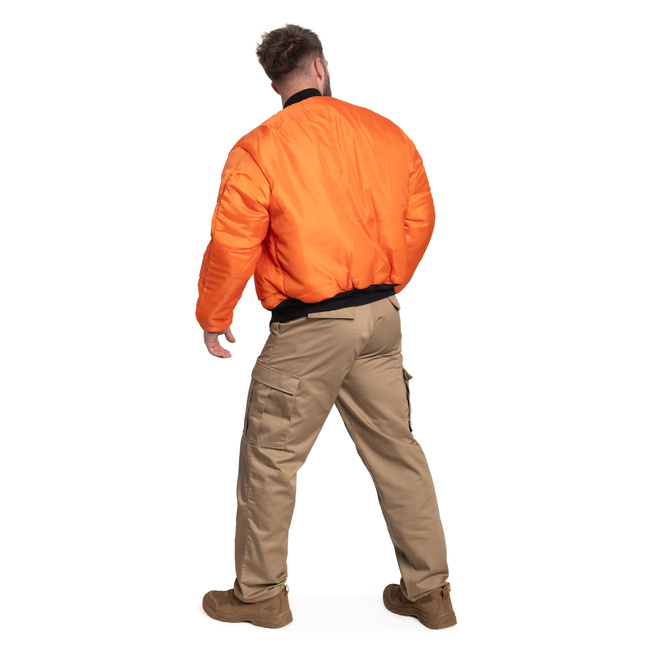 US Black FLIGHT Bomber JACKET MA1 STYLE