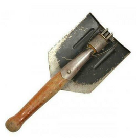 Foldable Military Shovel, Romanian Army Surplus - Used