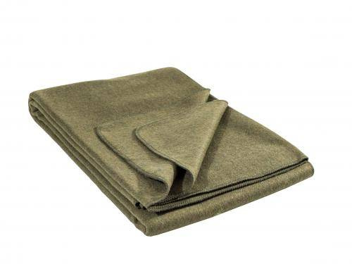 WOOL BLANKET - OD GREEN