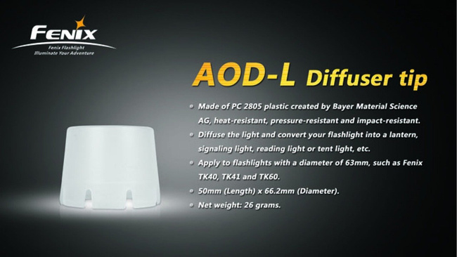 Fenix Diffuser Tip - AOD-L