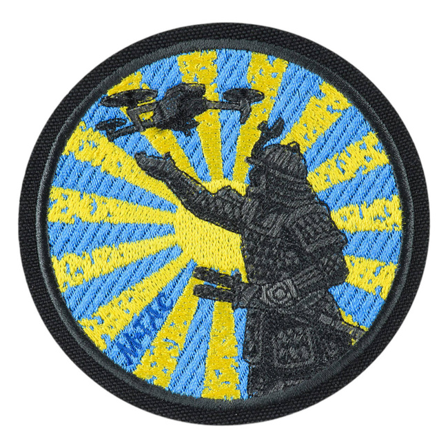 THE WAY OF SAMURAI PATCH (embroidered) - CORDURA - BLACK - M-TAC