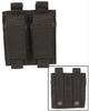 DOUBLE PISTOL MAG POUCH - BLACK