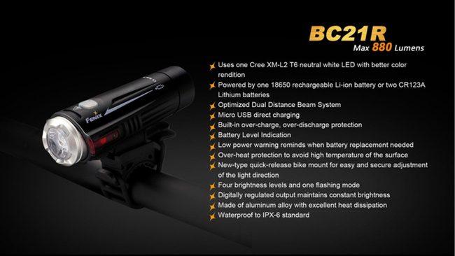 Flashlight Fenix BC21R