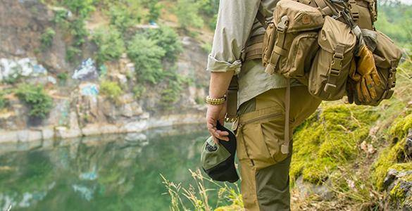 SURVIVAL BRACELET - NYLON PARACORD 550 - Helikon-Tex - OLIVE GREEN