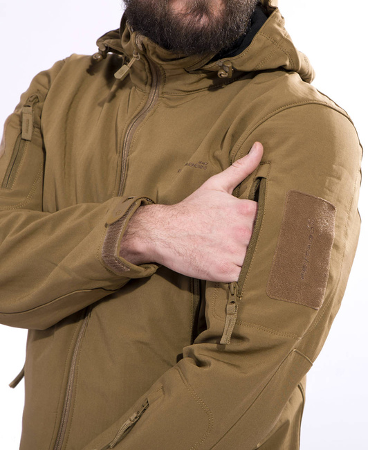 WATERPROOF RAIN JACKET - ARTAXES SOFTSHELL - PENTAGON - MIDNIGHT BLUE