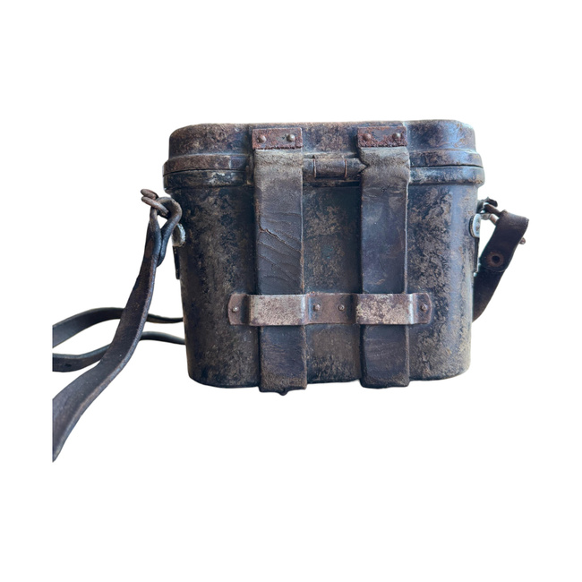 BINOCULAR CASE - 8x30 - RARE BAKELITE MODEL SOVIET ARMY MILITARY SURPLUS - USED - DEFECTIVE CAP