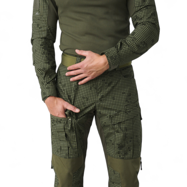 MCDU Tactical Pants - PolyCotton Stretch Ripstop - Desert Night Camo / Verde Oliv